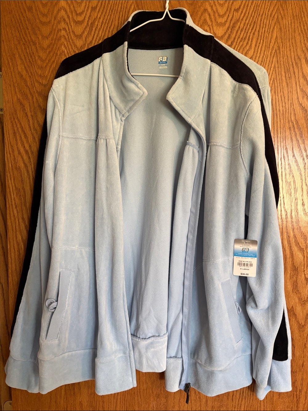 SB Light Blue & Black Lightweight Women’s Shirt Jacket